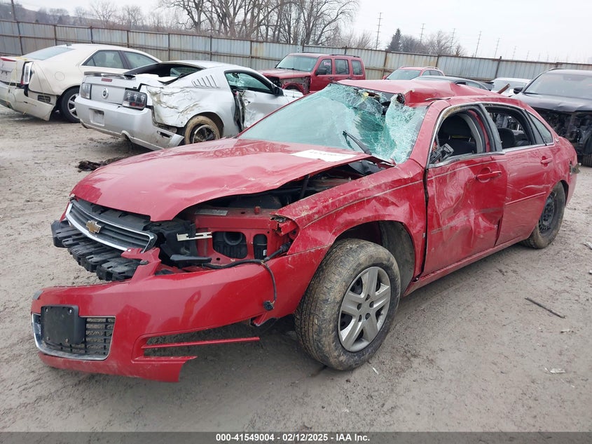 2008 CHEVROLET IMPALA VIN: 2G1WB58K989223851