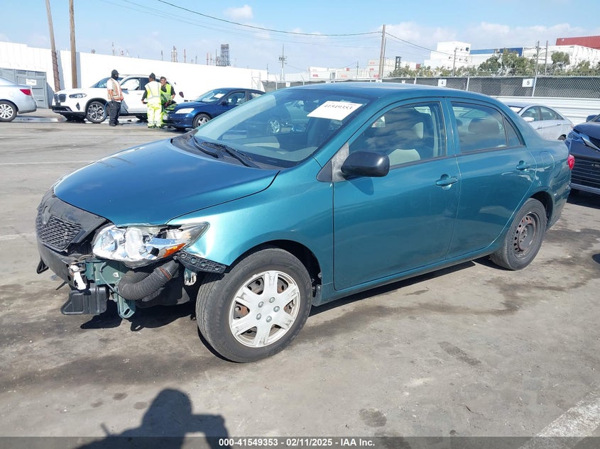 2009 TOYOTA COROLLA VIN: JTDBL40E69J011255