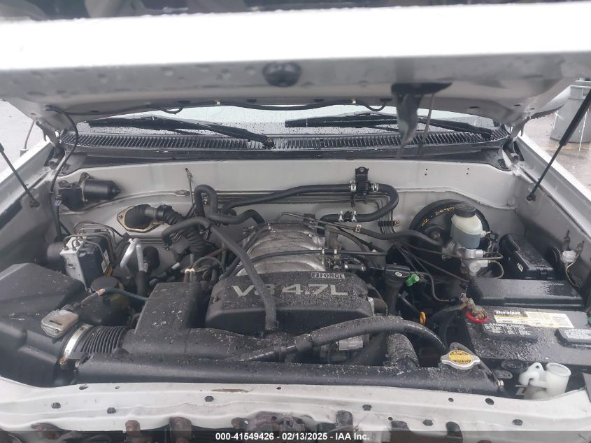 2002 Toyota Sequoia Sr5 V8 VIN: 5TDZT34A32S065492 Lot: 41549426