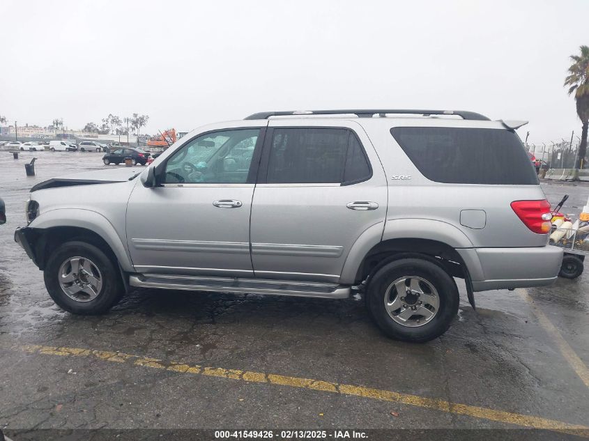 2002 Toyota Sequoia Sr5 V8 VIN: 5TDZT34A32S065492 Lot: 41549426