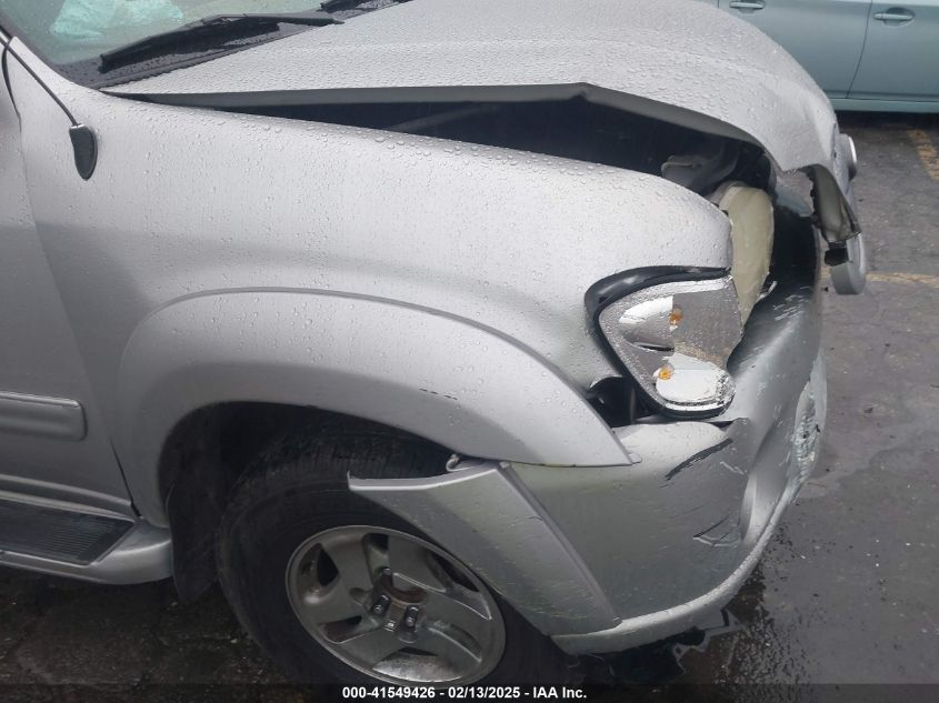 2002 Toyota Sequoia Sr5 V8 VIN: 5TDZT34A32S065492 Lot: 41549426