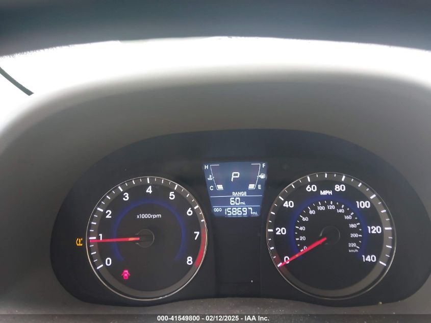 2013 Hyundai Accent Gls VIN: KMHCT4AE5DU422037 Lot: 41549800