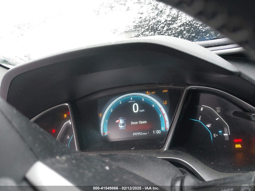 2016 HONDA CIVIC VIN: 19XFC1F94GE041522