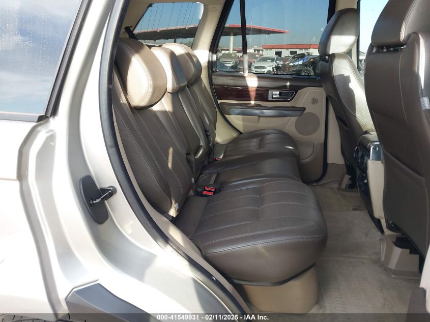 2011 Land Rover Range Rover Sport Hse VIN: SALSK2D4XBA271472 Lot: 41549931