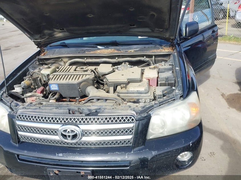 2006 TOYOTA HIGHLANDER HYBRID VIN: JTEEW21A760012108
