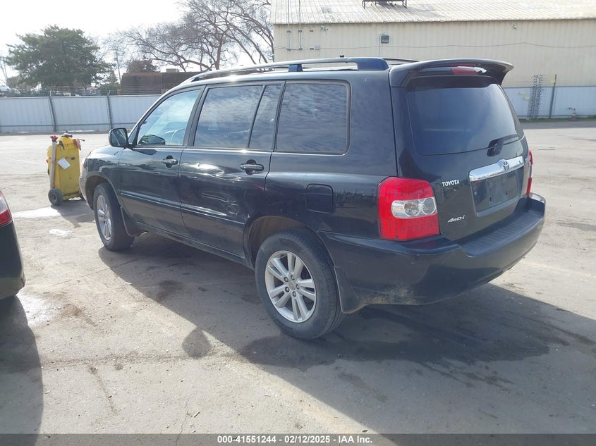 2006 TOYOTA HIGHLANDER HYBRID VIN: JTEEW21A760012108