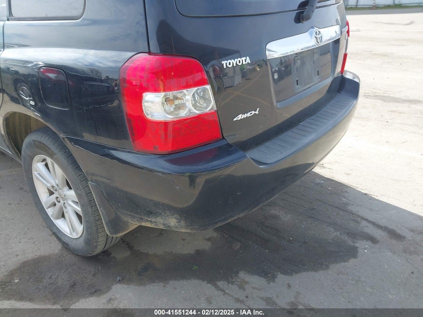 2006 TOYOTA HIGHLANDER HYBRID VIN: JTEEW21A760012108