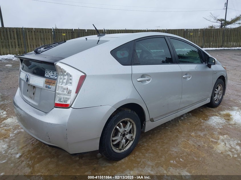 2010 TOYOTA PRIUS VIN: JTDKN3DU4A0094801