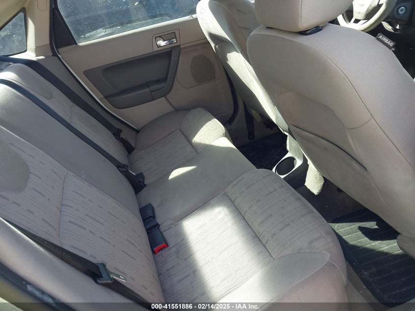 2008 FORD FOCUS VIN: 1FAHP35N58W287547