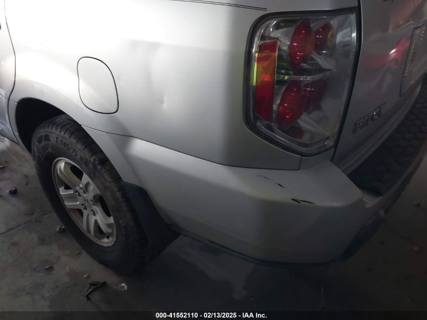 2006 Honda Pilot Lx VIN: 5FNYF18126B000953 Lot: 41552110