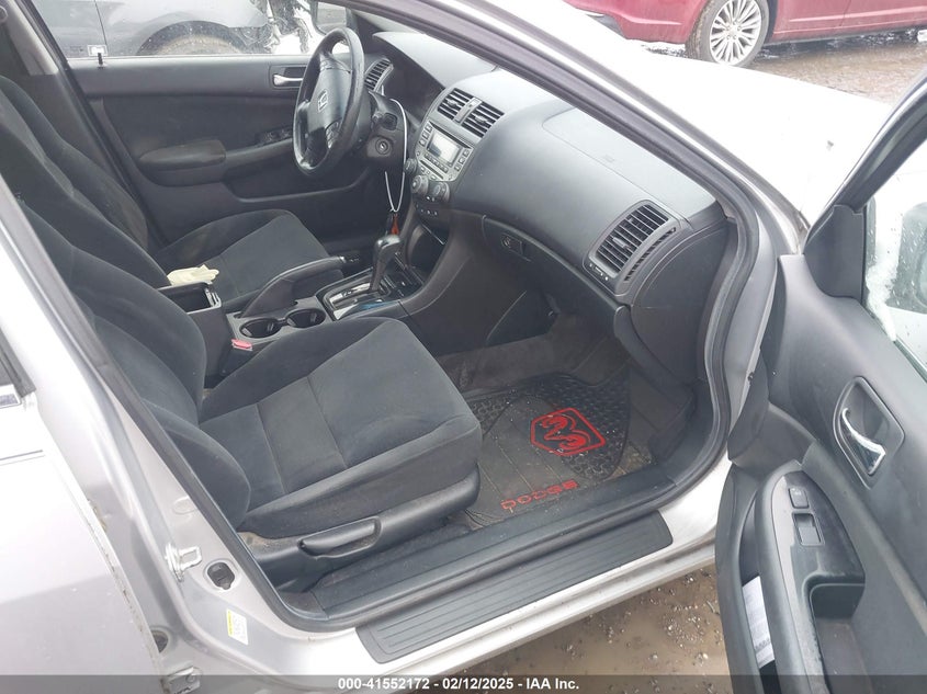 2007 HONDA ACCORD VIN: 1HGCM56377A001796