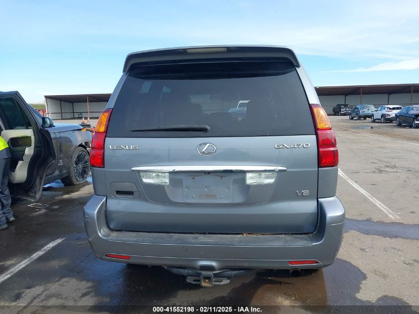 2004 Lexus Gx 470 VIN: JTJBT20X640038215 Lot: 41552198