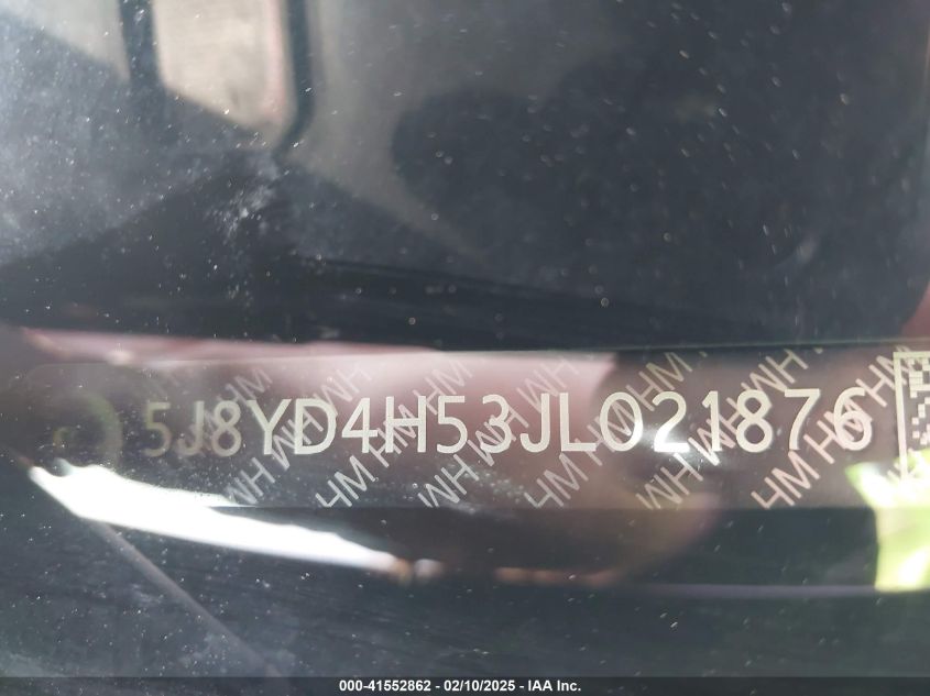 2018 Acura Mdx Technology Package Acurawatch Plus Pkg VIN: 5J8YD4H53JL021876 Lot: 41552862