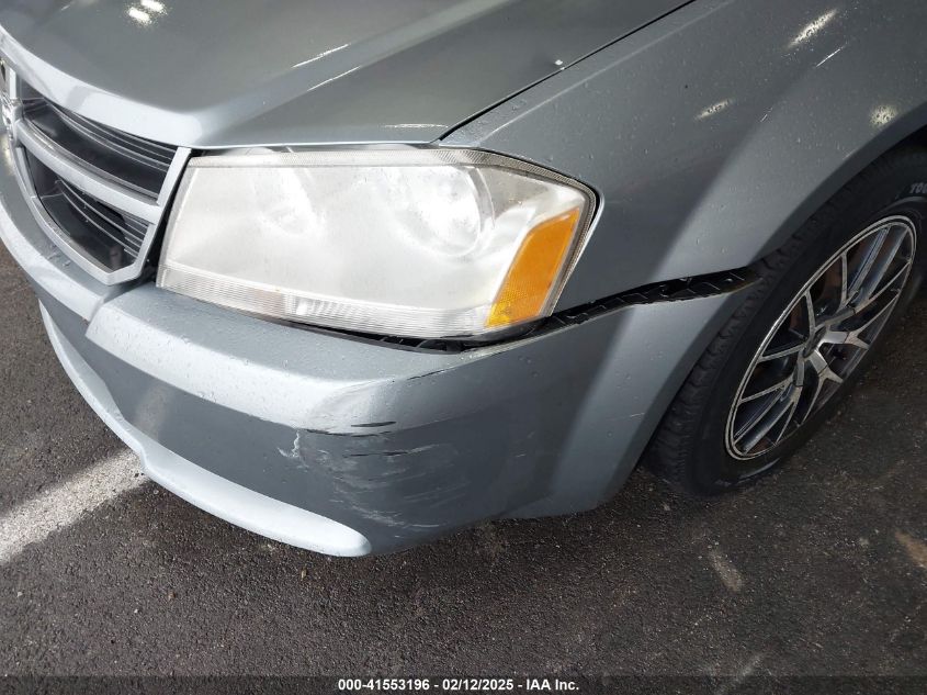 2008 Dodge Avenger VIN: 1B31C46K589595612 Lot: 41553196