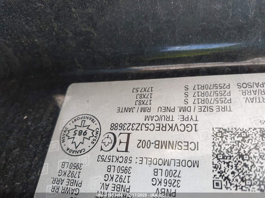 2018 CHEVROLET SILVERADO 1500 1LT/2LT - 1GCVKREC5JZ323688