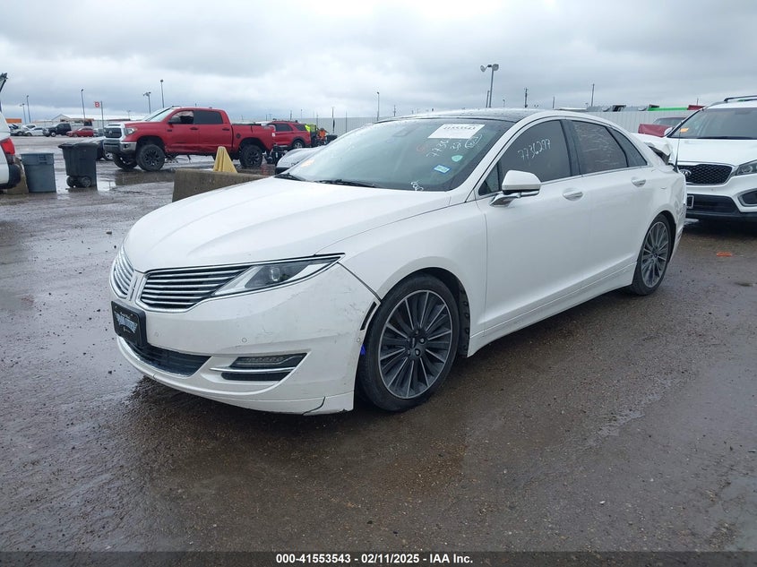 2014 LINCOLN MKZ VIN: 3LN6L2GK2ER804677