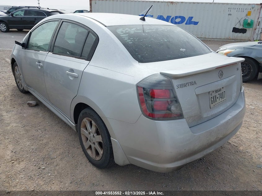2011 NISSAN SENTRA VIN: 3N1AB6AP0BL641462