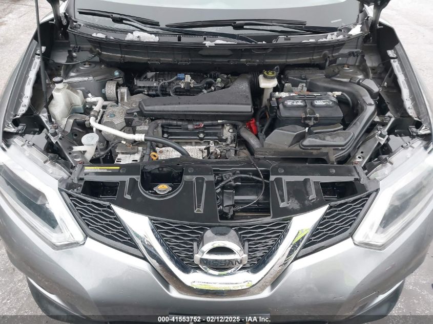 2016 Nissan Rogue Sv VIN: JN8AT2MV6GW132589 Lot: 41553752