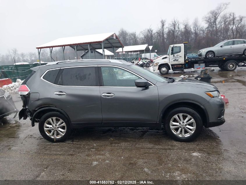 2016 Nissan Rogue Sv VIN: JN8AT2MV6GW132589 Lot: 41553752