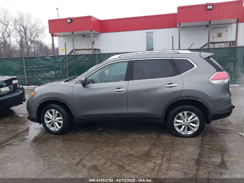 2016 Nissan Rogue Sv VIN: JN8AT2MV6GW132589 Lot: 41553752