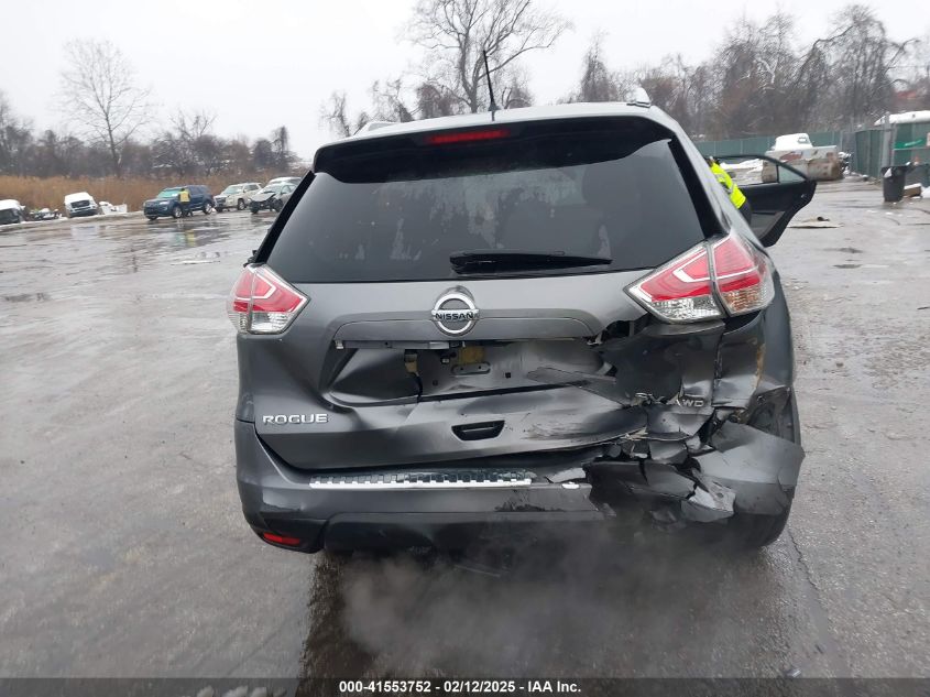 2016 Nissan Rogue Sv VIN: JN8AT2MV6GW132589 Lot: 41553752
