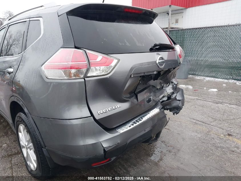 2016 Nissan Rogue Sv VIN: JN8AT2MV6GW132589 Lot: 41553752