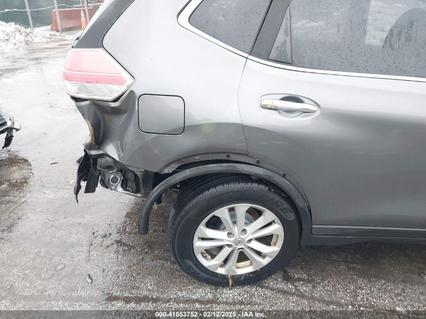 2016 Nissan Rogue Sv VIN: JN8AT2MV6GW132589 Lot: 41553752