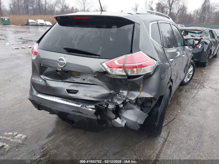 2016 Nissan Rogue Sv VIN: JN8AT2MV6GW132589 Lot: 41553752