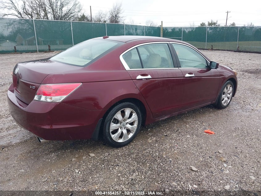2008 HONDA ACCORD VIN: 1HGCP36848A029385