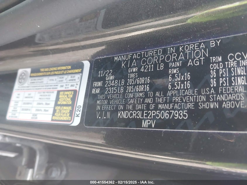 2023 KIA NIRO EX - KNDCR3LE2P5067935