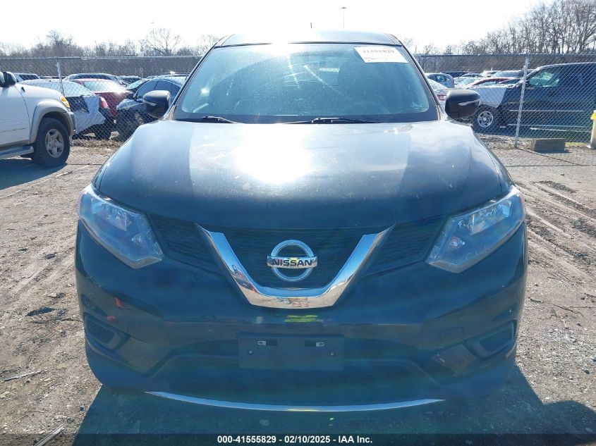 2015 Nissan Rogue S VIN: KNMAT2MT6FP554946 Lot: 41555829