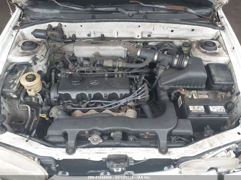 1995 Hyundai Accent VIN: KMHVF14N1SU215720 Lot: 41555906