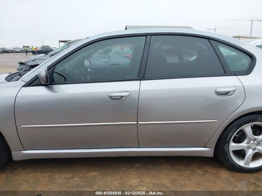 2008 Subaru Legacy VIN: 4C3BL616687217545 Lot: 41555930