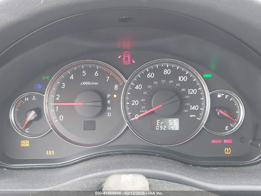 2008 Subaru Legacy VIN: 4C3BL616687217545 Lot: 41555930