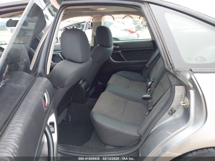 2008 Subaru Legacy VIN: 4C3BL616687217545 Lot: 41555930