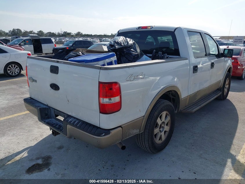 2006 FORD F-150 VIN: 1FTPW14VX6KC64302
