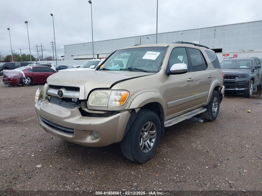 2007 TOYOTA SEQUOIA VIN: 5TDZT38A77S292489