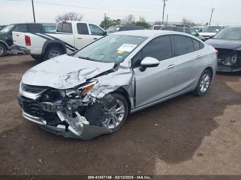 2019 CHEVROLET CRUZE VIN: 1G1BC5SM4K7148054