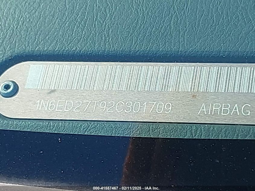 2002 Nissan Frontier Se-V6 VIN: 1N6ED27T92C301709 Lot: 41557467
