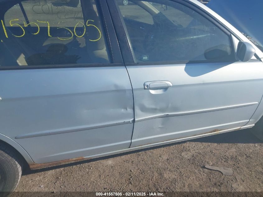 2003 Honda Civic Hybrid VIN: JHMES95603S018085 Lot: 41557505