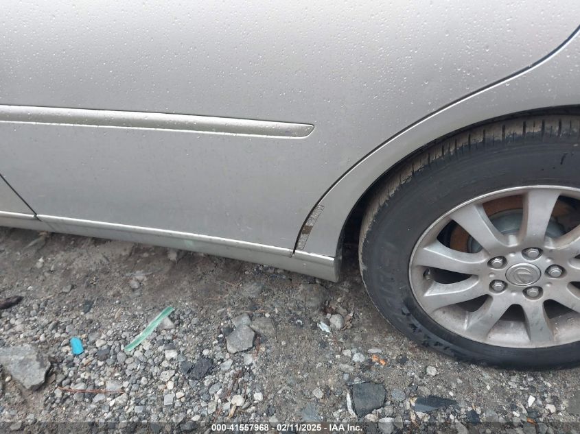 2003 Lexus Es 300 Base (A5) VIN: JTHBF30G130141118 Lot: 41557968