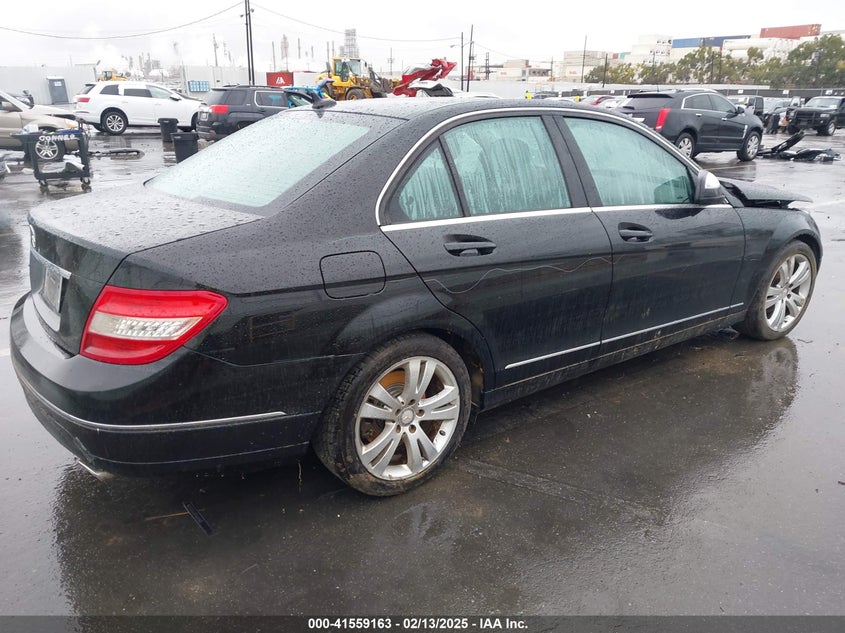 2008 MERCEDES C300 VIN: WDDGF54X28F061365