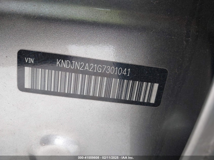 2016 KIA SOUL VIN: KNDJN2A21G7301041