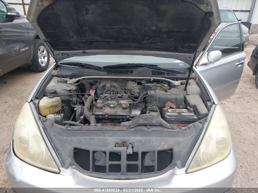 2005 Lexus Es 330 VIN: JTHBA30G055122323 Lot: 41560024