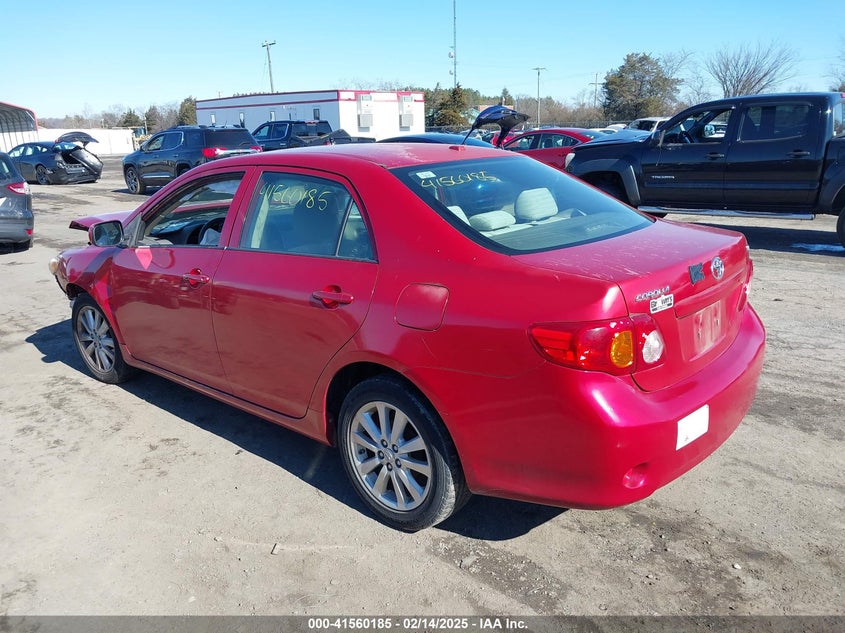 2009 TOYOTA COROLLA VIN: JTDBL40E89J015792