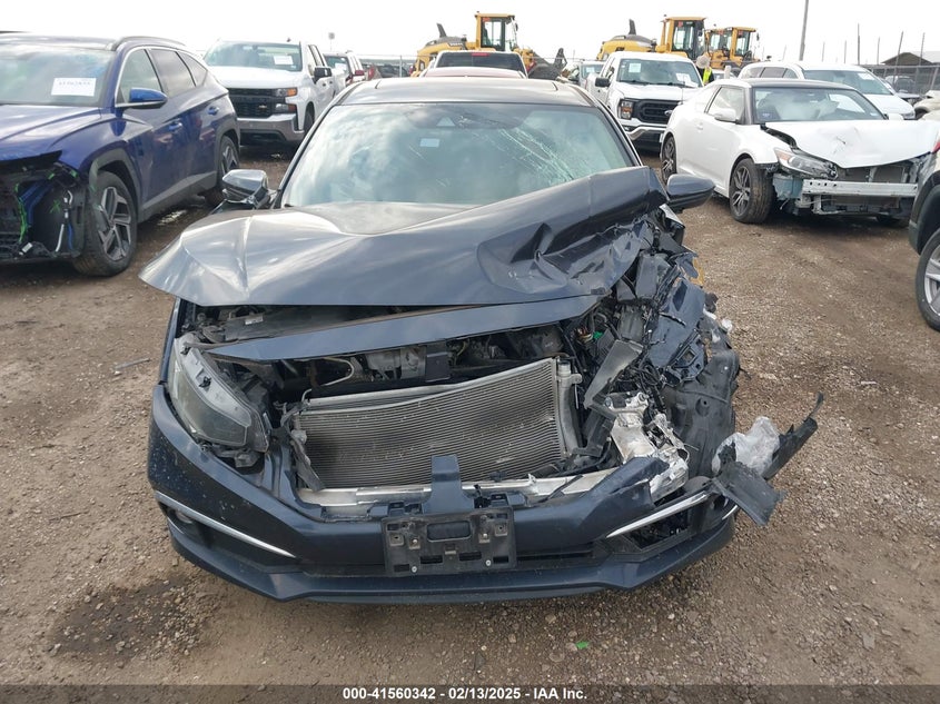 2019 HONDA CIVIC VIN: 19XFC1F70KE008427