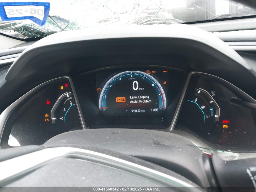 2019 HONDA CIVIC VIN: 19XFC1F70KE008427