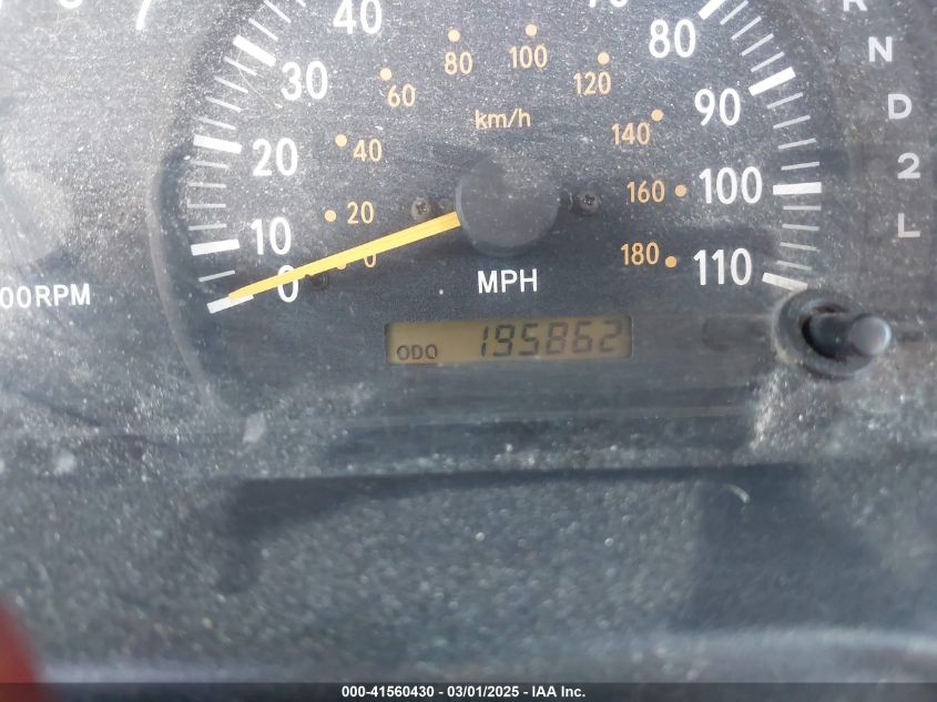 2002 Toyota Tundra Sr5 V8 VIN: 5TBRT34172S291804 Lot: 41560430