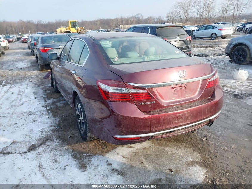 2016 HONDA ACCORD VIN: 1HGCR2F36GA196550