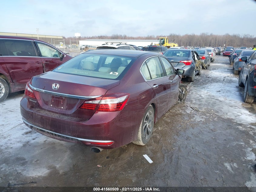 2016 HONDA ACCORD VIN: 1HGCR2F36GA196550